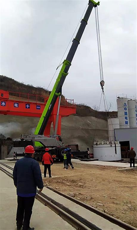 洛阳吊车出租-工程案例