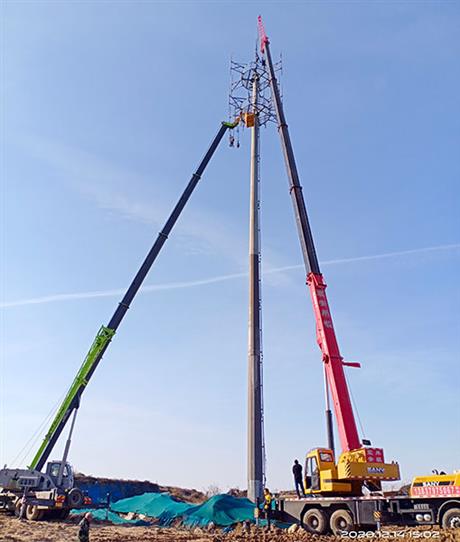 洛阳吊车出租-施工案例