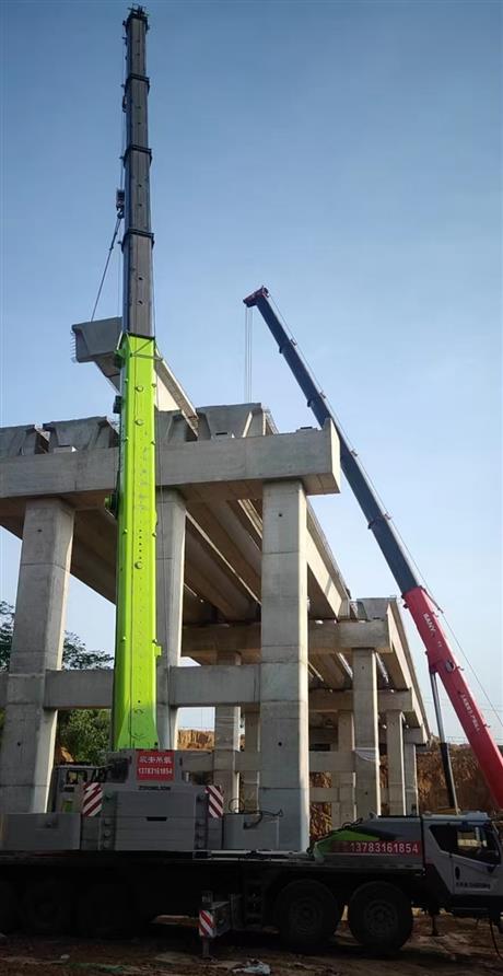 宸安-桥梁吊装现场案例